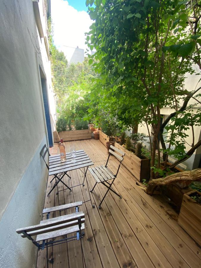 Ferienwohnung Alerte Bien Rare ! Studio Avec Terrasse Paris Exterior foto